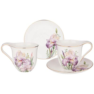 Лот: 22286944. Фото: 1. Чайный набор Irises (Набор). Сервизы, наборы посуды