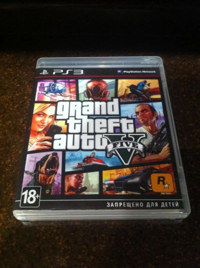 Лот: 4961893. Фото: 1. Игра GTA 5 для PlayStation 3 лицензионный... Игры для консолей