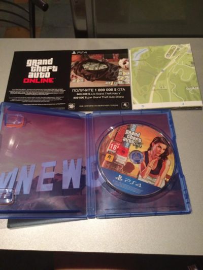 Лот: 7160276. Фото: 1. GTA 5 (Grand Theft Auto V,GTA... Игры для консолей