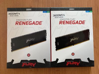 Лот: 21603741. Фото: 1. Ddr4 Kingston Fury Renegade 8... Оперативная память