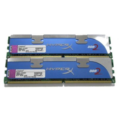 Лот: 19844117. Фото: 1. Kingston HyperX 4 ГБ (2 ГБ x 2... Оперативная память