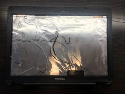 Лот: 17599545. Фото: 1. Крышка матрицы toshiba satellite... Корпуса, блоки питания