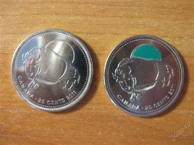 Лот: 2665912. Фото: 1. Канада. 25 центов 2011 года. Легендарные... Америка