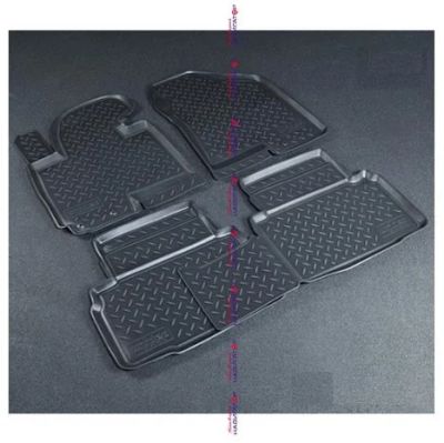 Лот: 17276420. Фото: 1. Коврики салона Hyundai IX 35 NPL-Po-31-14. Чехлы, коврики, оплетки руля