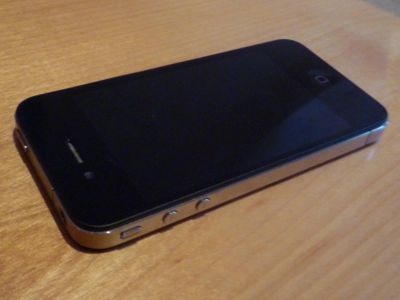 Лот: 4073130. Фото: 1. iphone 4 - Black 16gb - РСТ, отличное... Смартфоны