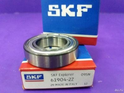 Лот: 14070570. Фото: 1. 61904-ZZ SKF (1000904; 6904) подшипник. Запчасти