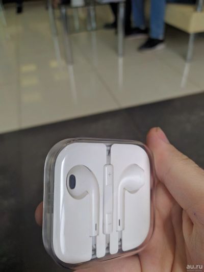 Лот: 13607646. Фото: 1. EarPods оригинал. С рубля. Наушники, гарнитуры
