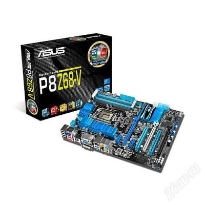 Лот: 2214223. Фото: 1. Материнская плата Asus P8Z68-V. Материнские платы