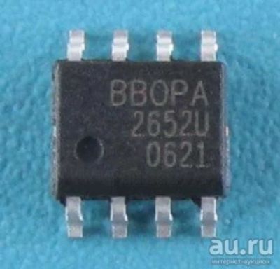 Лот: 15421730. Фото: 1. OPA2652U ( OPA2652U ) сдвоенный... Микросхемы