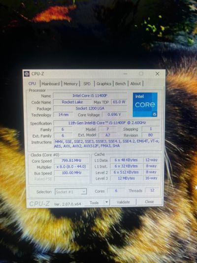 Лот: 25647965. Фото: 1. Процессор Intel Core i5-11400F. Процессоры