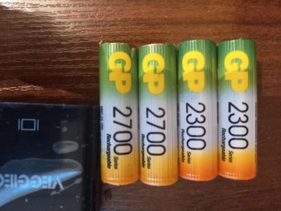 Лот: 17547426. Фото: 1. Аккумуляторы АА 2300 и 2700Mah. Батарейки, аккумуляторы, элементы питания