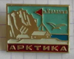Лот: 7650809. Фото: 1. Знак Арктика.Мыс Желания. (Пл... Сувенирные