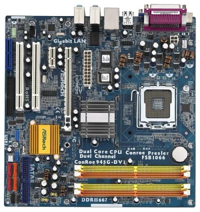 Лот: 3644932. Фото: 1. мат плата + проц 2х-ядерный intel... Материнские платы