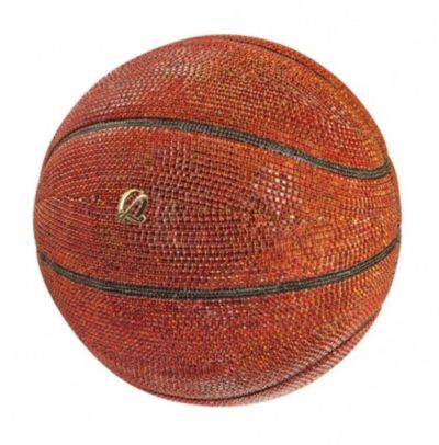 Лот: 21291072. Фото: 1. Баскетбольный мяч с кристаллами... Другое (сувениры, подарки)