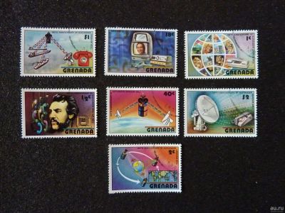 Лот: 12437261. Фото: 1. 1976. Гренада. 100-летие изобретения... Марки