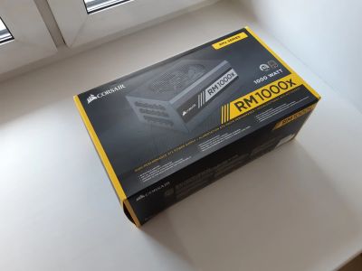 Лот: 15480688. Фото: 1. Блок питания Corsair RM1000x 1000W... Корпуса, блоки питания