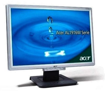 Лот: 10738534. Фото: 1. 19 дюймов Монитор Acer AL1916W... ЖК-мониторы