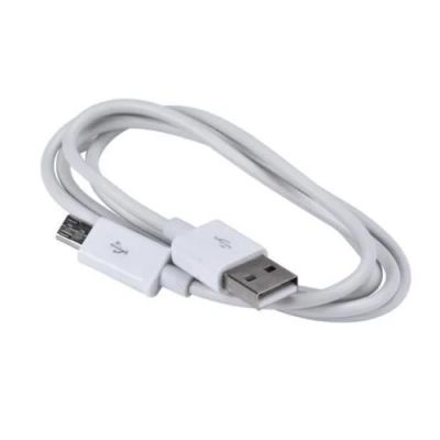 Лот: 8875151. Фото: 1. Кабель USB микро USB белый. Дата-кабели, переходники
