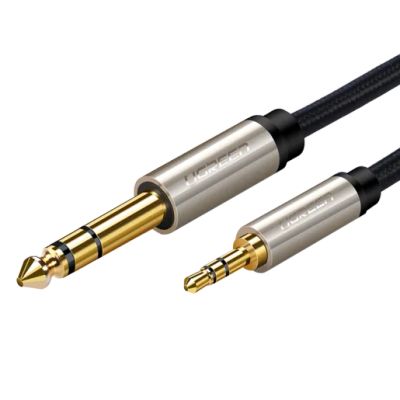 Лот: 21438030. Фото: 1. Кабель UGREEN 3.5mm to 6.35mm... Шлейфы, кабели, переходники