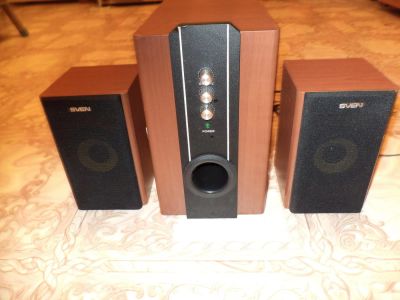 Лот: 7330040. Фото: 1. Колонки компьютерные 2.1 Sven... Акустические системы