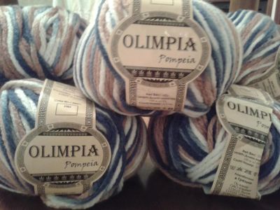 Лот: 8637239. Фото: 1. Пряжа для ручного вязания Olimpia... Ткани, нитки, пряжа