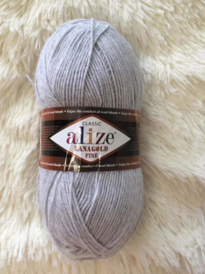 Лот: 9825571. Фото: 1. Пряжа Alize Lanagold FINE 49... Ткани, нитки, пряжа
