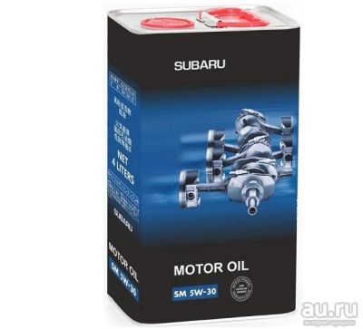 Лот: 9877567. Фото: 1. Subaru SM 5W-30, масло для двигателей... Масла, жидкости