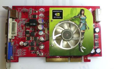 Лот: 9015780. Фото: 1. PALIT GeForce 6600GT 128MB GDDR3... Видеокарты