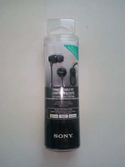 Лот: 4636875. Фото: 1. Наушники-гарнитура Sony MDR-EX15AP. Красноярск