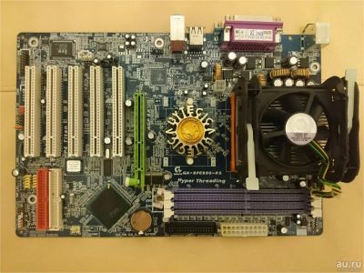 Лот: 9139356. Фото: 1. Материнская плата Gigabyte GA-8PE800-RS... Материнские платы