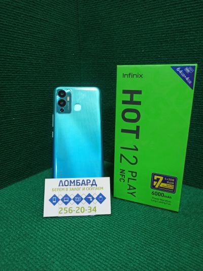 Лот: 20090394. Фото: 1. Смартфон Infinix HOT 12 PLAY NFC... Смартфоны