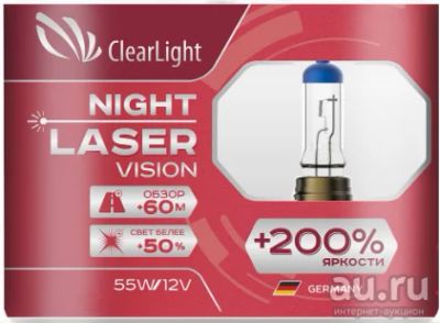 Лот: 7331273. Фото: 1. Лампа HB4(Clearlight)12V-55W Night... Детали тюнинга