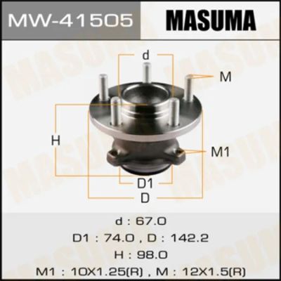 Лот: 18590633. Фото: 1. Ступичный узел masuma rear mazda... Ходовая, подвеска, рулевое управление