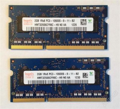 Лот: 2444030. Фото: 1. Память Hynix SODIMM DDR3 2048MB... Оперативная память