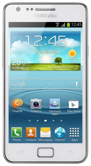 Лот: 4373660. Фото: 1. Белый Samsung Galaxy S2 в идеальном... Смартфоны