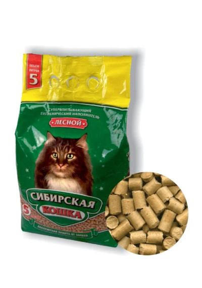 Лот: 4832594. Фото: 1. Наполнитель древесный Сибирская... Миски, лотки, наполнители