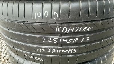 Лот: 16084215. Фото: 1. 225/45 R17 Continental одно. Шины