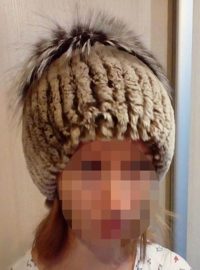 Лот: 12596749. Фото: 1. Продам шапку из кролика и песца... Головные уборы