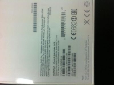 Лот: 4835979. Фото: 1. iPhone 6 16 gb space gray. Смартфоны