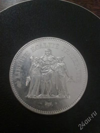 Лот: 1518503. Фото: 1. Монета в коллекцию 50 франков... Европа