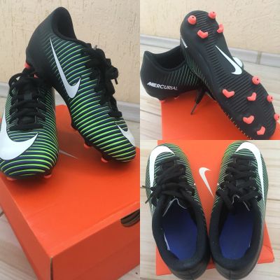 Лот: 12143149. Фото: 1. Бутсы Nike Mercurial 34,5р-р. Кеды, кроссовки, слипоны