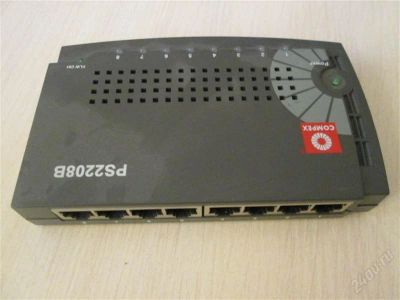 Лот: 2476251. Фото: 1. свитч compex ps2208b 8-port. Маршрутизаторы (роутеры)