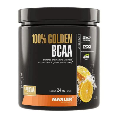 Лот: 25549567. Фото: 1. Maxler 100% Golden BCAA порошок... Лекарства