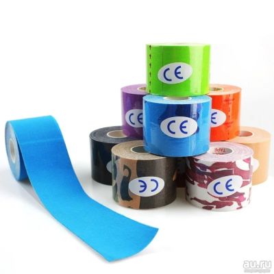 Лот: 15989545. Фото: 1. Кинезио тейп (Tape, тейпы, кинезиотейп... Другое (спортивные товары)