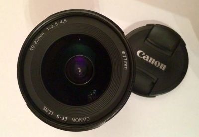 Лот: 5059107. Фото: 1. Объектив Canon EF-S 10-22mm, состояние... Объективы