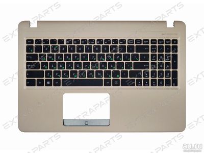 Лот: 15962294. Фото: 1. Клавиатура Asus X540MA золотая... Клавиатуры для ноутбуков