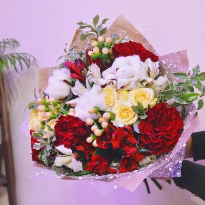 Лот: 7270133. Фото: 1. Сборный букет. Цветы на Щорса... Свежие цветы