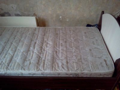 Лот: 3240441. Фото: 1. Кровать с ортопедическим матрацом... Кровати