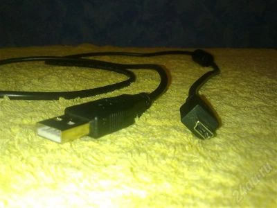 Лот: 409632. Фото: 1. Кабель USB-miniUSB. Дата-кабели, переходники