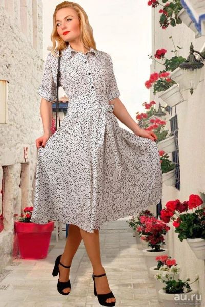 Лот: 9719993. Фото: 1. Платье №686/10 р-р 44..хлопок. Платья